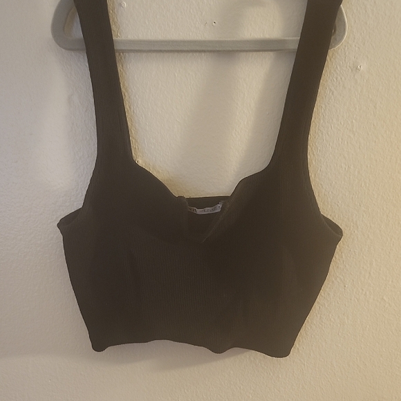 ZARA black knit top (JJ)